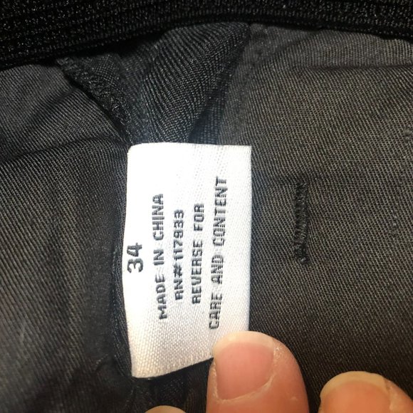 SMITTY BKS275 Flat Front Officials Pants 34W NWT - Picture 4 of 4